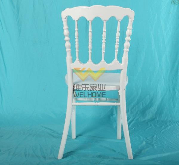 Cheap price wholesale White wooden banquet Napoleon wedding Chair for party/event